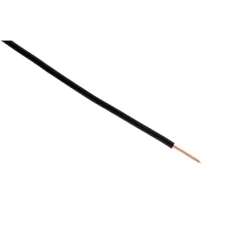 Câble d'alimentation électrique H07V-U 2,5mm² noir 10m