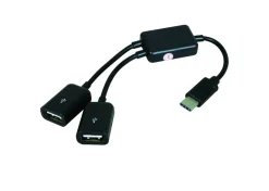 Câble FPE USB 3.1 type C / USB2.0 type A femelle x2