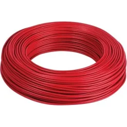 Câble H07 V-R Rouge 16mm - Vendu au mètre