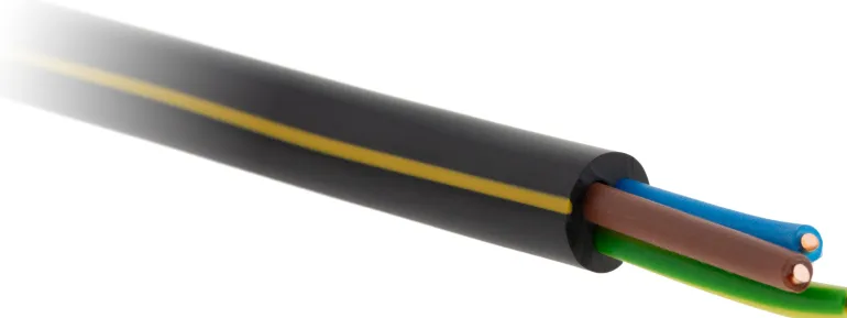 Câble électrique rigide 3G2,5 mm² - Vendu au ml