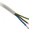 Câble électrique souple 3G1 mm² blanc - Vendu au ml