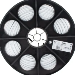 Câble électrique souple 3G1 mm² blanc - Vendu au ml