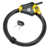 Câble 1,8m x Ø10mm bloc de serrure 3 positions 4 clés
