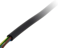 Câble rigide U1000R2V - 3G1,5mm² noir 5m