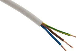Câble souple H05VV-F 3G 2,5mm² blanc - Vendu au ml
