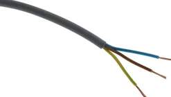 Câble souple H05VV-F 3G 1,5mm² gris 10m