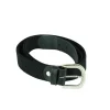 Ceinture élastiquée noire 120 cm