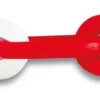 Chaîne de signalisation Ø6mm rouge/blanc - Vendu au mètre