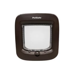 Chatière porte à puce électronique brun 4 positions