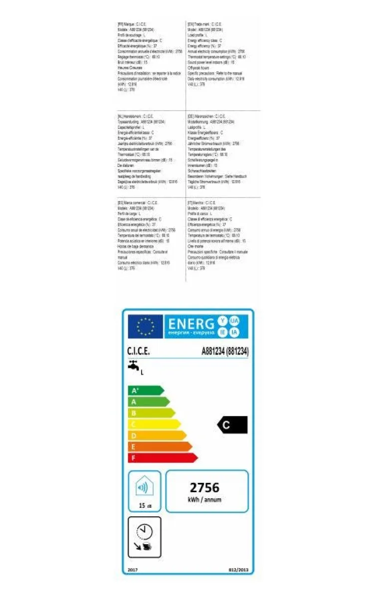 Chauffe-eau 200L vertical mural monophasé stéatite