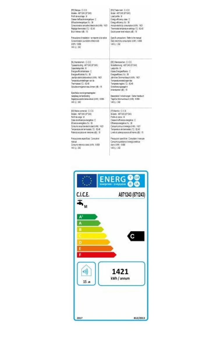 Chauffe-eau 150L vertical mural monophasé stéatite