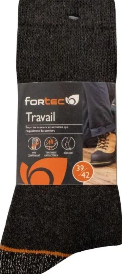 Chaussettes de travail FORTEC x2 paires