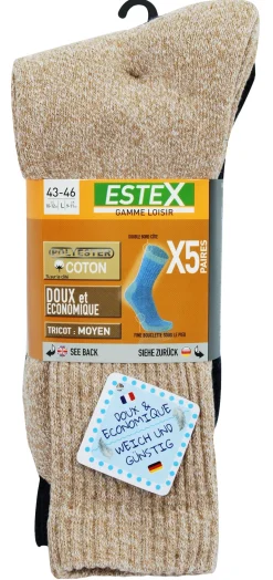 Chaussettes Homme New Quinto 39/42 - Lot de 5 paires