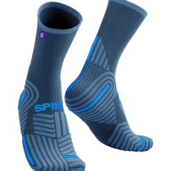 Chaussettes de travail tige basse Gris/bleu
