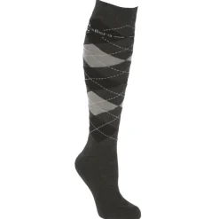 Chaussettes d'équitation Brescia gris anthracite/gris
