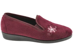 Chausson Sans-gêne PHENOMA Bordeaux pour femme