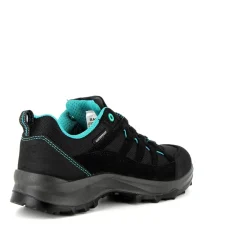 Chaussures basses pour femme cuir et textile Kate noir