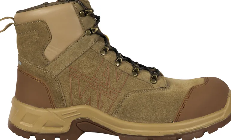 Chaussures de sécurité hautes Fischer beige