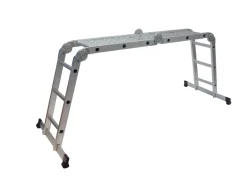 Échelle articulée 4 positions + plateforme