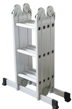 Échelle articulée 4 positions + plateforme