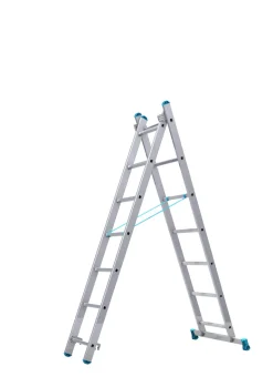 Échelle transformable aluminium 2x7 1,99/3,39m Brico