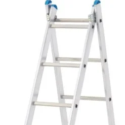 Échelle transformable aluminium 2x7 1,99/3,39m Brico