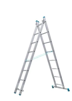 Échelle transformable aluminium 2x8 2,27/3,67m Brico