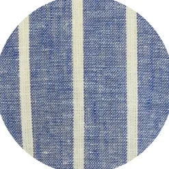 Chemise manches courtes Boum bleu à rayures