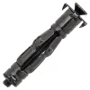 Cheville corps creux acier zingué M4 + vis TF noir (x12)