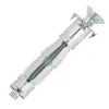 Cheville corps creux acier zingué M6 + vis TF acier (x12)