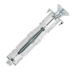 Cheville corps creux acier zingué M5 + vis TF acier (x12)