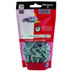 50 chevilles auto VIX, vis TR Ø4,5x35mm