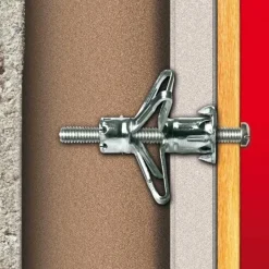 Chevilles métal à expansion Ø5x50mm + vis m5 (x10)