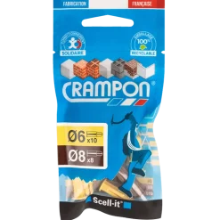 Cheville universelle Crampon® dégrappée Ø6/Ø8 (x18)