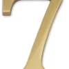 Chiffre en laiton massif N°7 H.97mm CHAPUIS