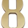Chiffre en laiton massif N°8 H.97mm CHAPUIS