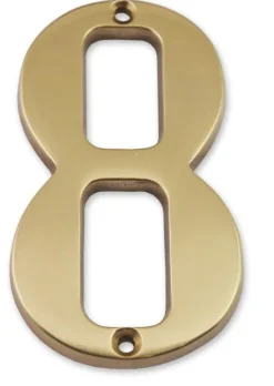 Chiffre en laiton massif N°8 H.97mm CHAPUIS
