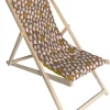 Chilienne matelassée Envol terre rouille 101x56x96 cm