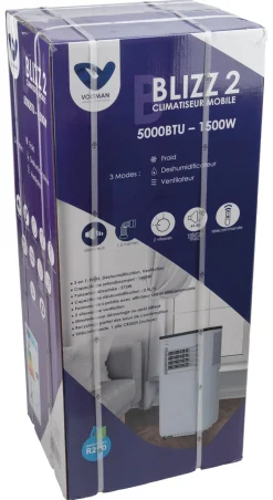 Climatiseur mobile 3-en-1 Blizz 2 - 5000 BTU 1500W