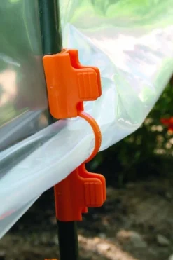 Clips pour tuteur Orange - Lot de 10 clips Ø13mm