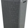 Coffre à linge avec couvercle 58 L JUTE gris anthracite
