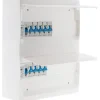 Coffret 2 rangées 26 modules équipé blanc