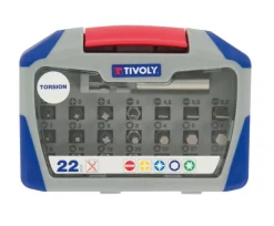 Coffret embouts de vissage TORSION 22 pièces