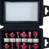Coffret 12 fraises défonceuses TIVOLY