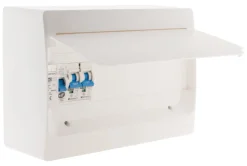 Coffret 1 rangée 13 modules équipé blanc