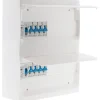 Coffret 2 rangées 26 modules équipé blanc