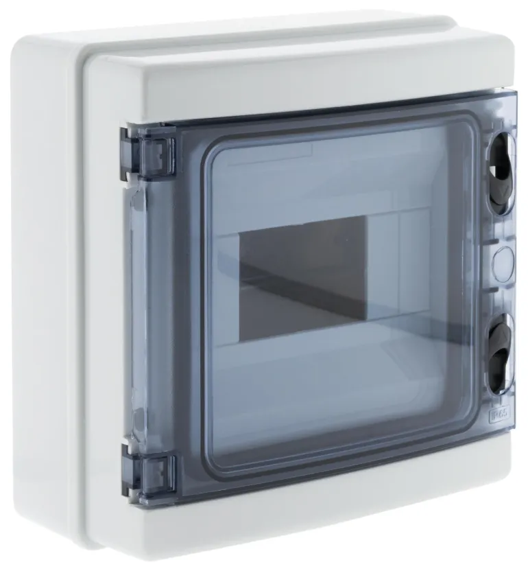 Coffret étanche 12 saillie IP65 blanc/gris
