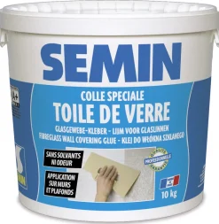 Colle toile de verre prête à l'emploi 10 kg
