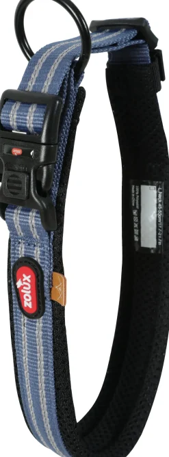 Collier pour chien bivouak 55-65cm 25mm bleu ZOLUX