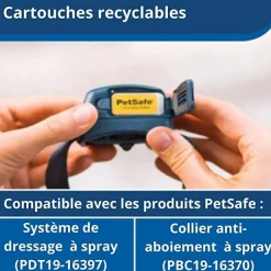 Collier anti-aboiement à spray rechargeable PETSAFE